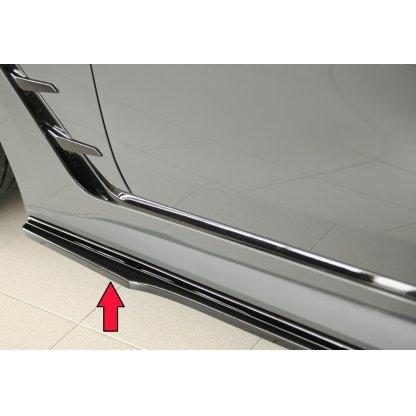 Rieger spoiler pod boční práh mont. strana pro BMW i4 G26 G4C gran coupe (5-dvéř.), 11/21-, plast ABS lakovaný do černé lesklé barvy, levá strana