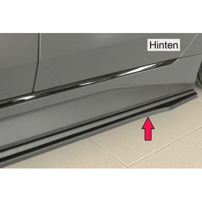 Rieger spoiler pod boční práh mont. strana pro BMW i4 G26 G4C gran coupe (5-dvéř.), r.v. 11/21-, plast ABS bez povrchové úpravy, levá strana
