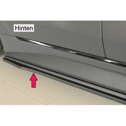 Rieger spoiler pod boční práh mont. strana pro BMW i4 G26 G4C gran coupe (5-dvéř.), r.v. 11/21-, plast ABS bez povrchové úpravy, pravá strana