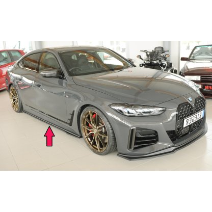 Rieger spoiler pod boční práh mont. strana pro BMW i4 M G26 gran coupe (5-dvéř.), r.v. 11/21-, plast ABS bez povrchové úpravy, pravá strana