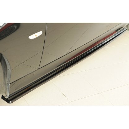 Rieger spoiler pod boční práh mont. strana pro BMW řada 3 E91 touring, 09/08-, plast ABS lakovaný do černé lesklé barvy, levá strana