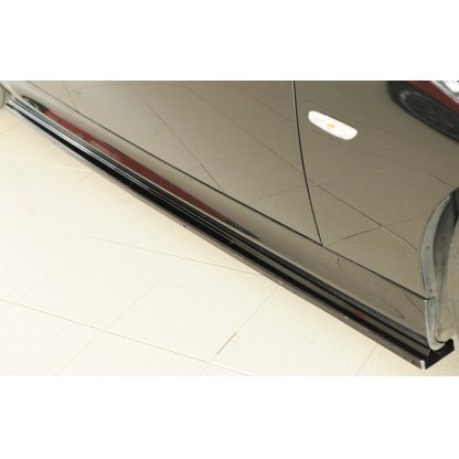 Rieger spoiler pod boční práh mont. strana pro BMW řada 3 E91 touring, 09/08-, plast ABS lakovaný do černé lesklé barvy, pravá strana