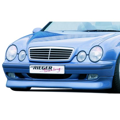 Rieger spoiler pod přední nárazník (Elegance) pro Mercedes CLK W208 kabriolet, kupé, plast ABS bez povrchové úpravy