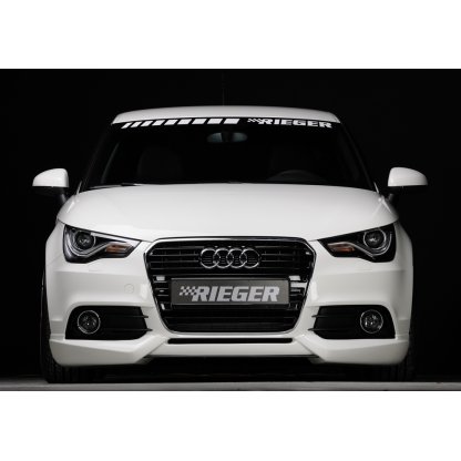 Rieger spoiler pod přední nárazník pro Audi A1 8X 3-dvéř., 5-dvéř. (sportback) před faceliftem, r.v. 08/10-12/14, plast ABS bez povrchové úpravy