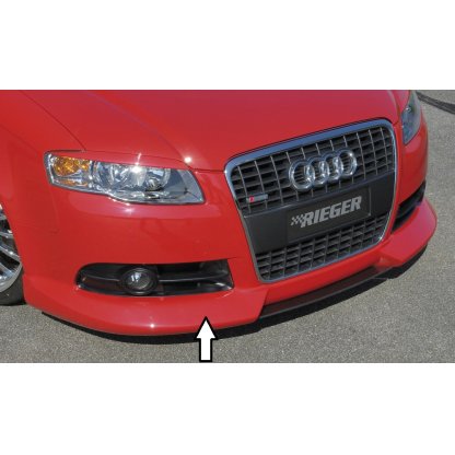 Rieger spoiler pod přední nárazník pro Audi A4 8E avant, sedan po faceliftu, r.v. 11/04-, plast ABS bez povrchové úpravy, bez žebrování