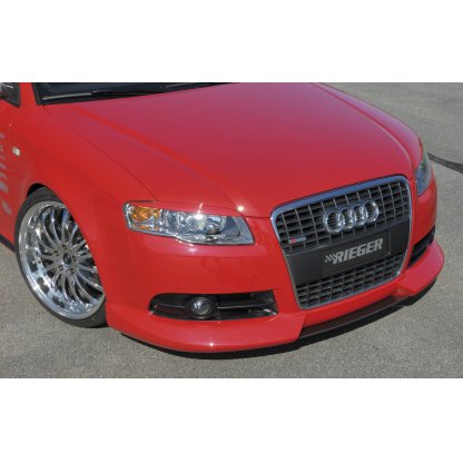 Rieger spoiler pod přední nárazník pro Audi A4 8E avant, sedan po faceliftu, r.v. 11/04-, plast ABS bez povrchové úpravy, bez žebrování
