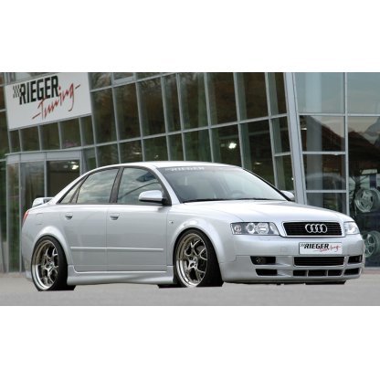 Rieger spoiler pod přední nárazník pro Audi A4 8E avant, sedan, r.v. 11/00-10/04, plast ABS bez povrchové úpravy