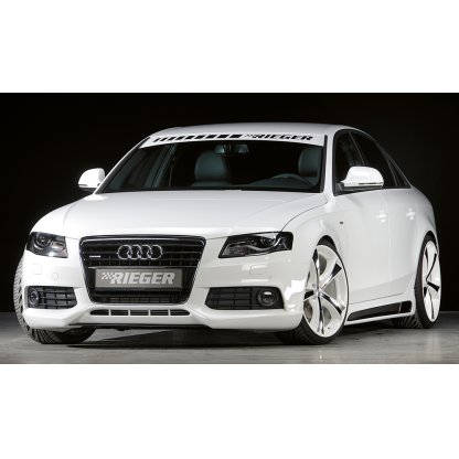 Rieger spoiler pod přední nárazník pro Audi A4 B8, B81 avant, sedan před faceliftem, r.v. 11/07-12/11, plast ABS bez povrchové úpravy, mimo S-Line
