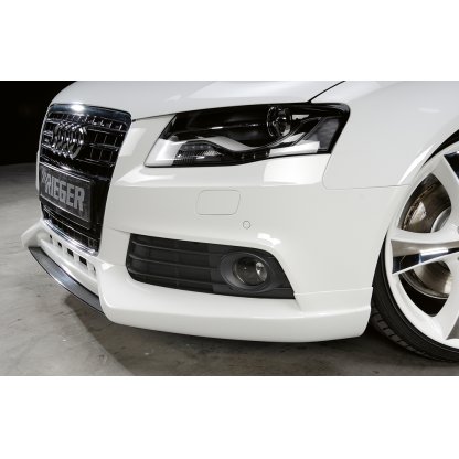 Rieger spoiler pod přední nárazník pro Audi A4 B8, B81 avant, sedan před faceliftem, r.v. 11/07-12/11, plast ABS bez povrchové úpravy, mimo S-Line