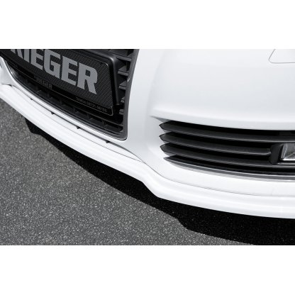 Rieger spoiler pod přední nárazník pro Audi A6 4F avant, sedan po faceliftu, r.v. 10/08-08/11, plast ABS bez povrchové úpravy