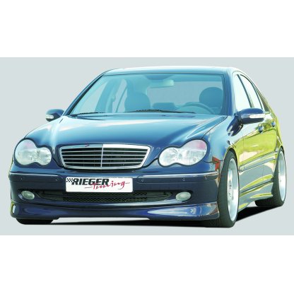 Rieger spoiler pod přední nárazník pro Avantgarde pro Mercedes třída C W203 sedan, t-model, r.v. 05/00-, plast ABS bez povrchové úpravy