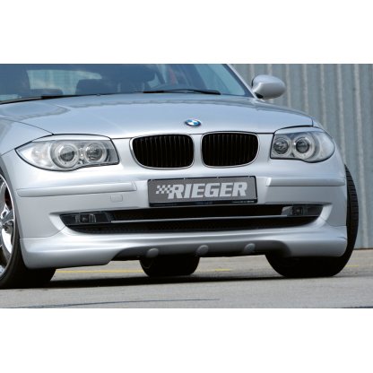 Rieger spoiler pod přední nárazník pro BMW řada 1 E87 4-dvéř. po faceliftu, r.v. 04/07-08/11, plast ABS bez povrchové úpravy