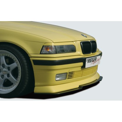 Rieger spoiler pod přední nárazník pro BMW řada 3 E36 compact, kabriolet, kupé, sedan, touring, plast ABS bez povrchové úpravy