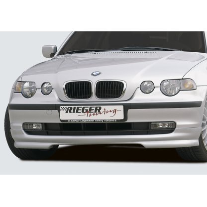 Rieger spoiler pod přední nárazník pro BMW řada 3 E46 compact po faceliftu, r.v. 02/02-, plast ABS bez povrchové úpravy