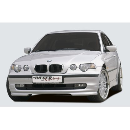 Rieger spoiler pod přední nárazník pro BMW řada 3 E46 compact po faceliftu, r.v. 02/02-, plast ABS bez povrchové úpravy