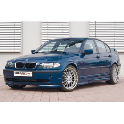 Rieger spoiler pod přední nárazník pro BMW řada 3 E46 sedan, touring po faceliftu, r.v. 02/02-, plast ABS bez povrchové úpravy