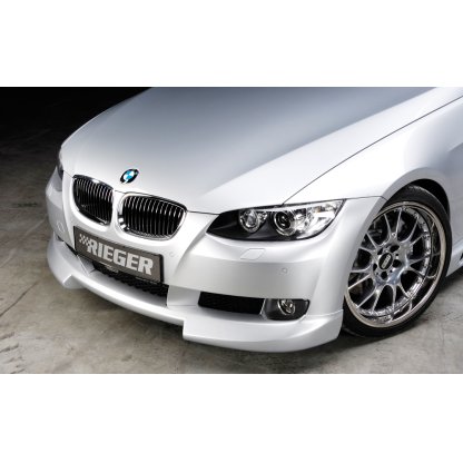Rieger spoiler pod přední nárazník pro BMW řada 3 E92, E93 kabriolet, kupé před faceliftem, r.v. 03/07-02/10, 09/06-02/10, plast ABS bez povrchové úpravy