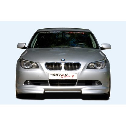 Rieger spoiler pod přední nárazník pro BMW řada 5 E60, E61 sedan, touring před faceliftem, r.v. -08, plast ABS bez povrchové úpravy