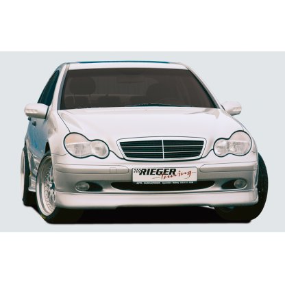 Rieger spoiler pod přední nárazník pro Classic/Elegance pro Mercedes třída C W203 sedan, t-model, r.v. 05/00-, plast ABS bez povrchové úpravy