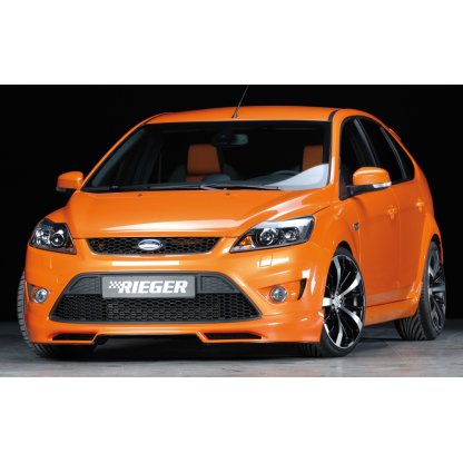Rieger spoiler pod přední nárazník pro Ford Focus 2 ST 3-dvéř., 5-dvéř. po faceliftu, r.v. 02/08-01/11, plast ABS bez povrchové úpravy