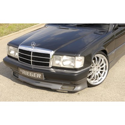 Rieger spoiler pod přední nárazník pro Mercedes 190 W201 sedan, plast ABS bez povrchové úpravy