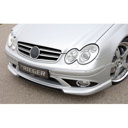 Rieger spoiler pod přední nárazník pro Mercedes CLK W209 kabriolet, kupé (předfacelift / do r.v. 2005), r.v. 00/02-06/04, plast ABS bez povrchové úpravy