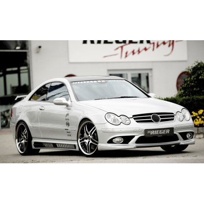 Rieger spoiler pod přední nárazník pro Mercedes CLK W209 kabriolet, kupé (předfacelift / do r.v. 2005), r.v. 00/02-06/04, plast ABS bez povrchové úpravy