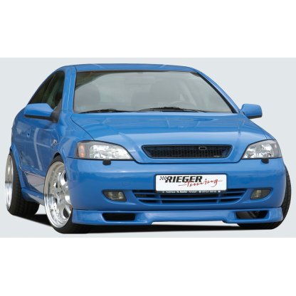 Rieger spoiler pod přední nárazník pro Opel Astra G cabrio, kupé, plast ABS bez povrchové úpravy
