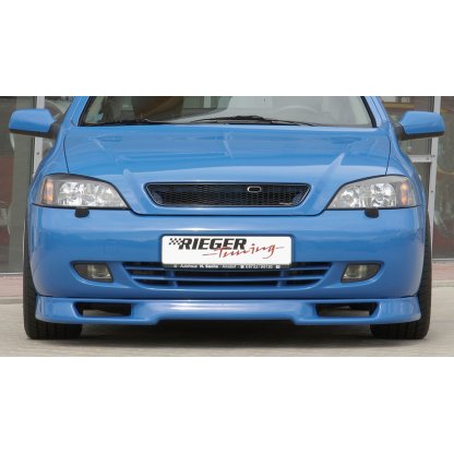 Rieger spoiler pod přední nárazník pro Opel Astra G cabrio, kupé, plast ABS bez povrchové úpravy