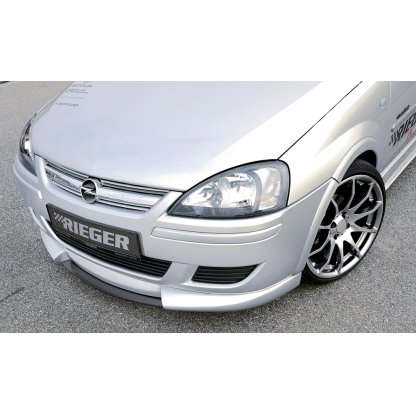 Rieger spoiler pod přední nárazník pro Opel Corsa C 3-dvéř., 5-dvéř. po faceliftu, r.v. 06/03-, plast ABS bez povrchové úpravy