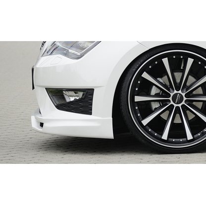 Rieger spoiler pod přední nárazník pro Seat Leon FR 5F 3-dvéř. (sc), 5-dvéř., 5-dvéř. (ST/Combi) před faceliftem, r.v. 01/13-12/16, plast ABS bez povrchové úpravy
