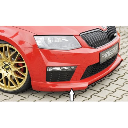 Rieger spoiler pod přední nárazník pro Škoda Octavia RS 5E combi, sedan před faceliftem, r.v. 06/13-01/17, plast ABS bez povrchové úpravy