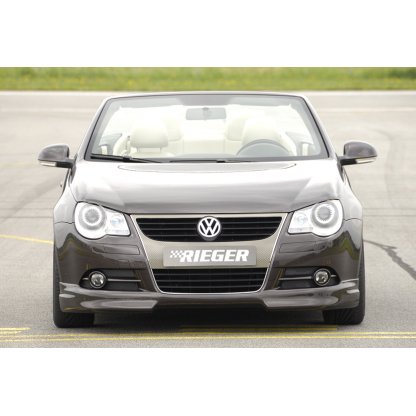 Rieger spoiler pod přední nárazník pro Volkswagen Eos 1F kabriolet před faceliftem, r.v. 04/06/-11/10, plast ABS bez povrchové úpravy