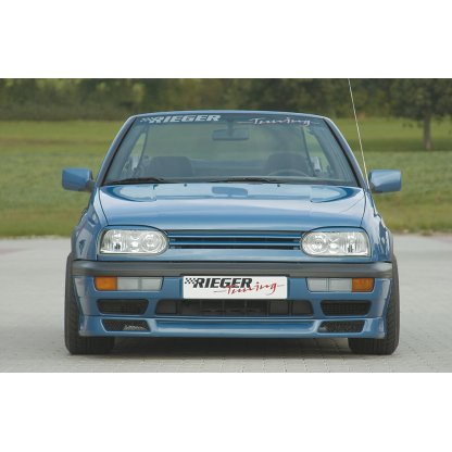 Rieger spoiler pod přední nárazník pro Volkswagen Golf 3 3-dvéř., 5-dvéř., kabriolet, plast ABS bez povrchové úpravy
