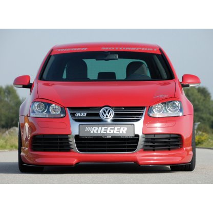Rieger spoiler pod přední nárazník pro Volkswagen Golf 5 1K R32, plast ABS bez povrchové úpravy