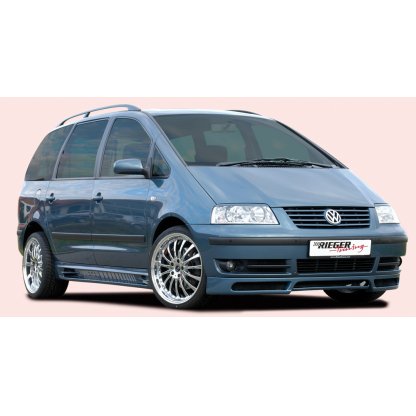 Rieger spoiler pod přední nárazník pro Volkswagen Sharan 7M van po faceliftu, r.v. 03/00-, plast ABS bez povrchové úpravy
