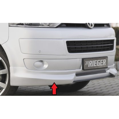 Rieger spoiler pod přední nárazník pro Volkswagen T5 bus po faceliftu, r.v. 09/09-, plast ABS bez povrchové úpravy