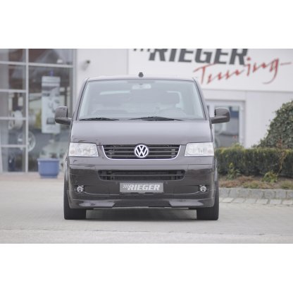 Rieger spoiler pod přední nárazník pro Volkswagen T5 bus před faceliftem, r.v. 04/03-08/09, plast ABS bez povrchové úpravy