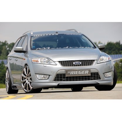 Rieger spoiler pod přední nárazník SG-Design pro Ford Mondeo BA7 combi, fastback, sedan před faceliftem, r.v. 03/07-09/10, plast ABS bez povrchové úpravy