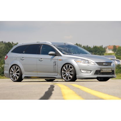 Rieger spoiler pod přední nárazník SG-Design pro Ford Mondeo BA7 combi, fastback, sedan před faceliftem, r.v. 03/07-09/10, plast ABS bez povrchové úpravy