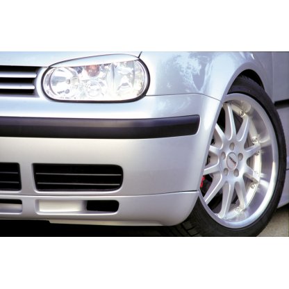 Rieger spoiler pod přední nárazník V6-Look pro Volkswagen Golf 4 1J 3-dvéř., 5-dvéř., combi, r.v. 10/97-03, plast ABS bez povrchové úpravy