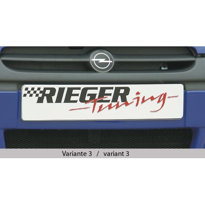 Rieger spoiler pod přední nárazník (varianta 2) pro Opel Corsa B 3-dvéř. (do r.v. 97), r.v. 02/93-09/96, plast ABS bez povrchové úpravy