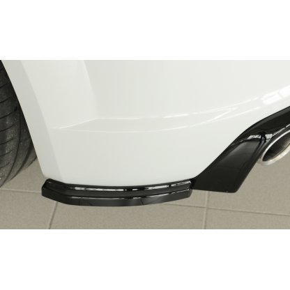 Rieger spoiler pod zadní nárazník na levé straně pro Audi TT 8J-FV, 8S roadster r.v. 09/18-, plast ABS lakovaný do černé lesklé barvy