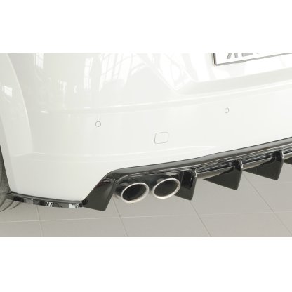 Rieger spoiler pod zadní nárazník na levé straně pro Audi TT 8J-FV, 8S roadster r.v. 09/18-, plast ABS lakovaný do černé lesklé barvy