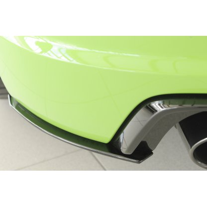 Rieger spoiler pod zadní nárazník na levé straně pro Audi TT RS 8J, 8J1-FV, 8S kupé, roadster před faceliftem r.v. 05/16-08/18, plast ABS bez povrchové úpravy