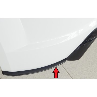 Rieger spoiler pod zadní nárazník na levé straně pro Audi TTS 8J-FV, 8S kupé, roadster před faceliftem r.v. 07/14-08/18, plast ABS bez povrchové úpravy