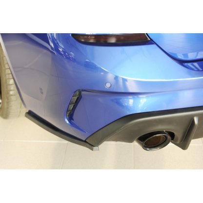 Rieger spoiler pod zadní nárazník na levé straně pro BMW řada 3 G20 sedan r.v. 03/19-, plast ABS bez povrchové úpravy