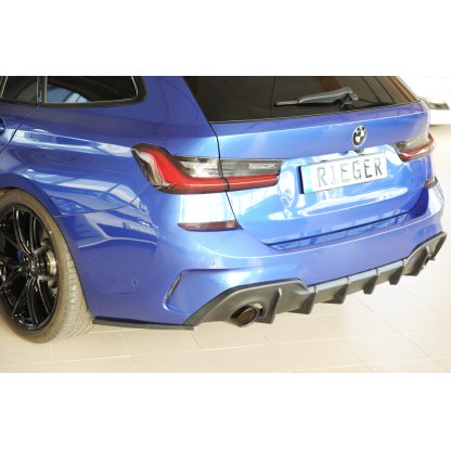 Rieger spoiler pod zadní nárazník na levé straně pro BMW řada 3 G20 sedan r.v. 03/19-, plast ABS bez povrchové úpravy