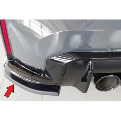 Rieger spoiler pod zadní nárazník na levé straně pro BMW Řada 3 G80 M3 CS G34MKS sedan r.v. 01/23-, plast ABS bez povrchové úpravy