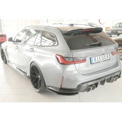 Rieger spoiler pod zadní nárazník na levé straně pro BMW Řada 3 G80 M3 CS G34MKS sedan r.v. 01/23-, plast ABS bez povrchové úpravy